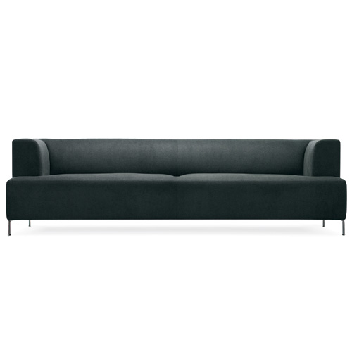 Branden black sofa front 