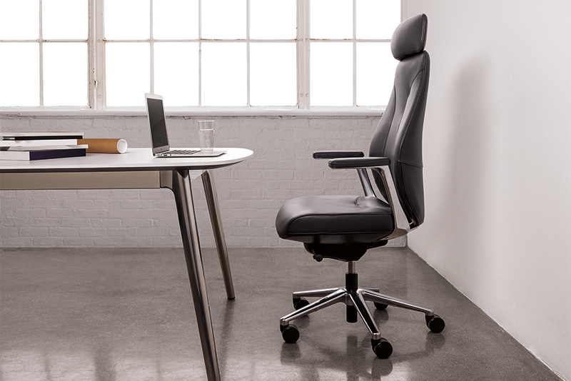 Unity 6972 high back executive conference chair and the Syz 10733 conference table
