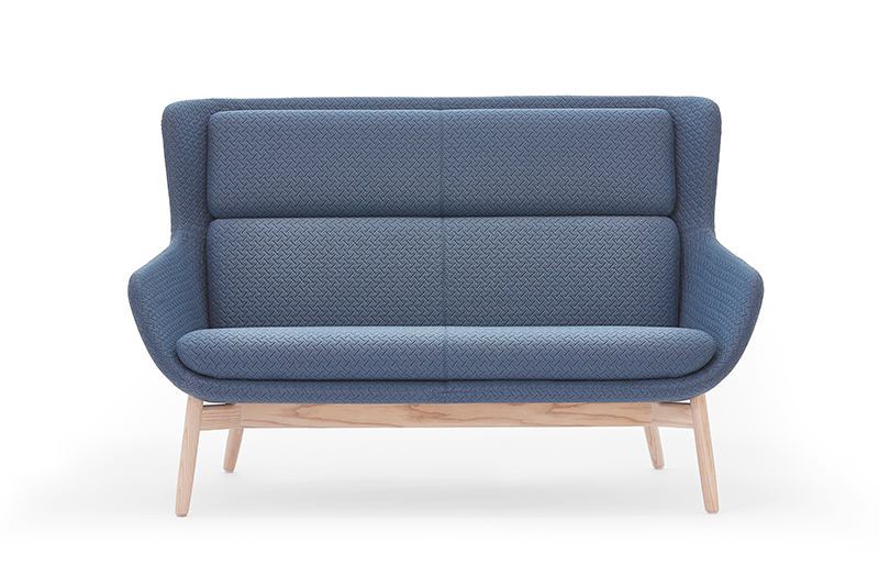 Ellaby 71062 two seater sofa on ash base