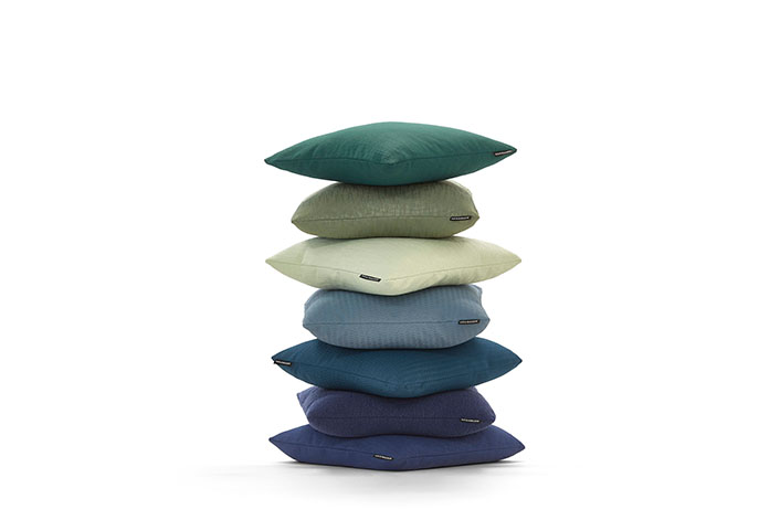 Toss Pillows Stacked