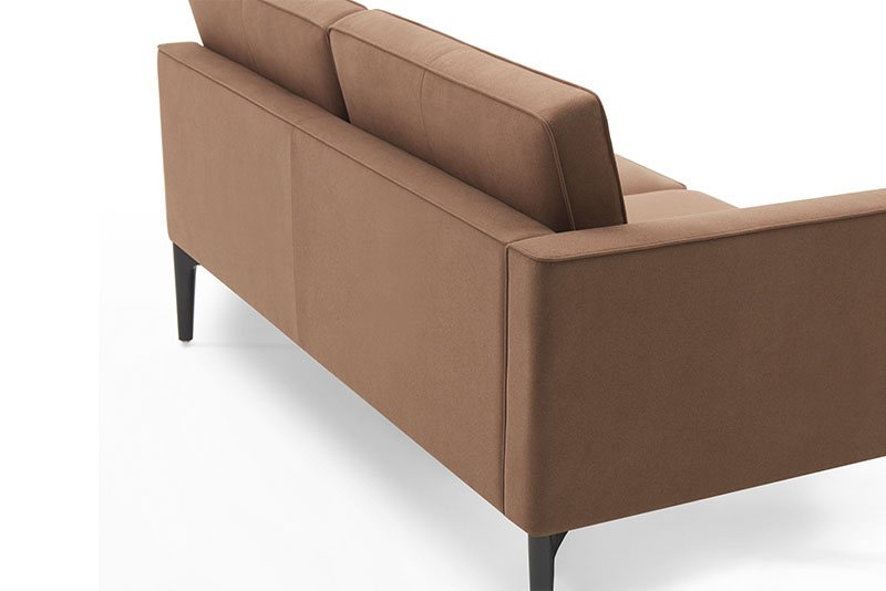 Symm two seater sofa with ash legs