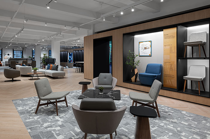 Keilhauer’s Reimagined NYC Showroom Invites Co-Working, Collaboration, and Celebration